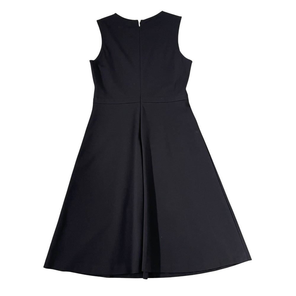 Uniqlo Ponte Fit and Flare Dress Womens Small Black Excellent Sleeveless 173261 - Picture 11 of 11